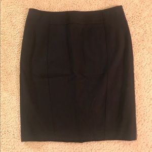Ann Taylor Black Ponte Skirt